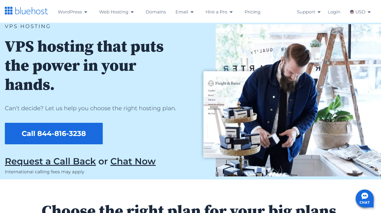 VPS Hosting Provider: Bluehost