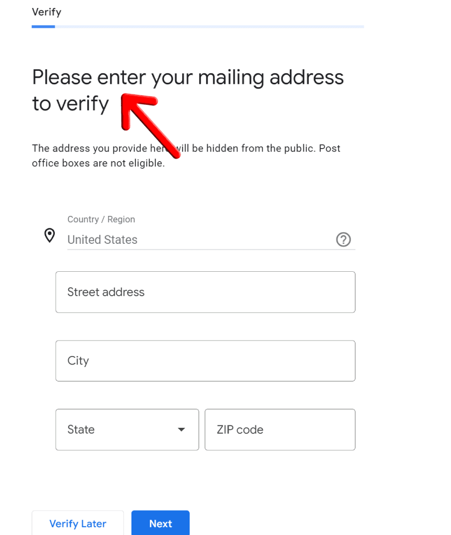 Verify your business on Google My Business